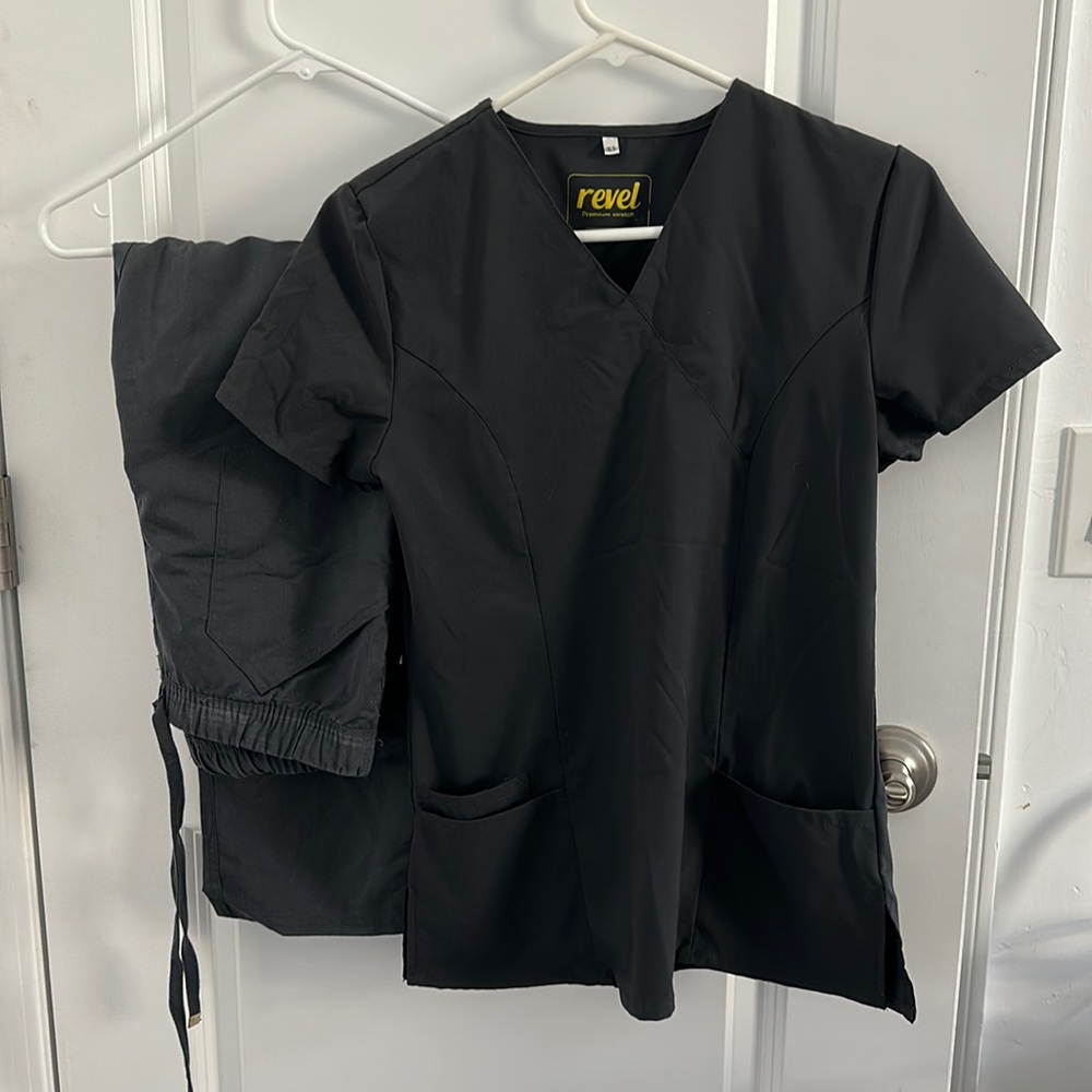 Revel Scrub Set | Charcoal gray